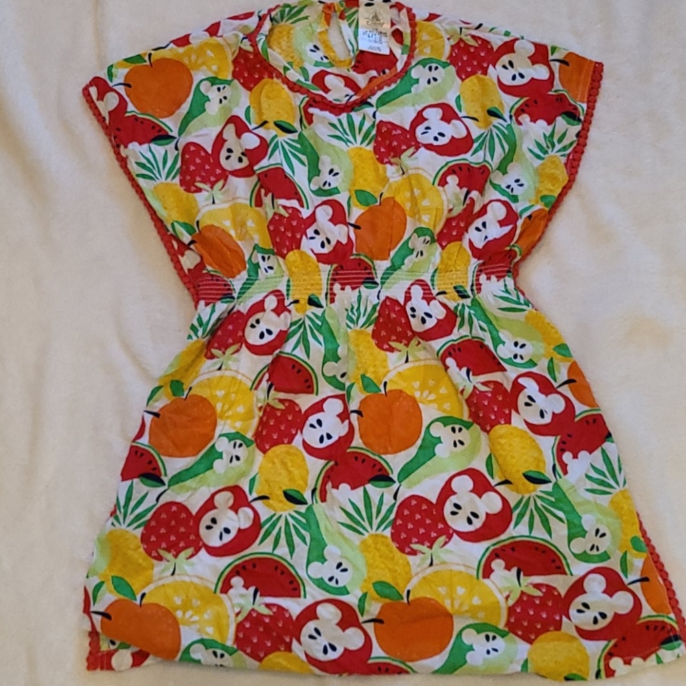 Minnie Mouse Summer Beach Cover Up Dress 7/8